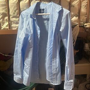 George Light Blue Casual Button Down Shirt